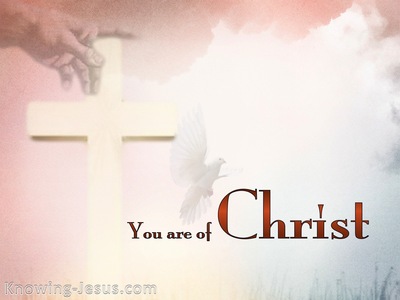 1 Corinthians 3:23 You Are Of Christ (white)